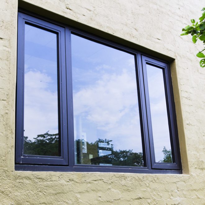 Argitectual custom Steel design window - Eloff Guesthouse and Gallery